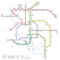 Chao Phraya Express map